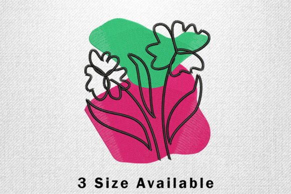 Abstract Floral Line Art Review