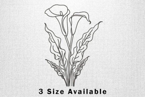 Calla Lily Line Art Review