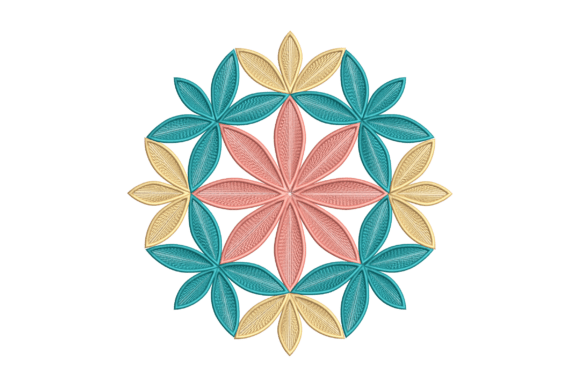 Geometric Floral Mandala